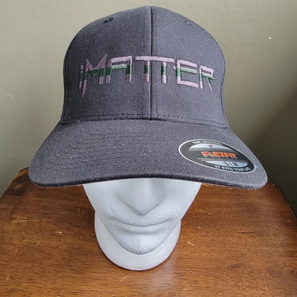 IMATTER Thin Green Line Flexfit USA Flag Tactical Cap Military Support Size S/M